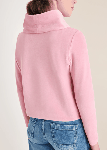 Fine Cord Big Collar T-Shirt