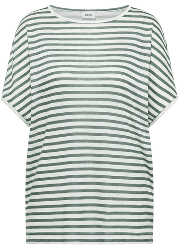 LINEN OPTIC Two-Tone Stripe Shirt