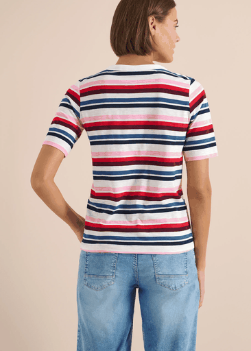 Multi Striped Slubyarn Shirt
