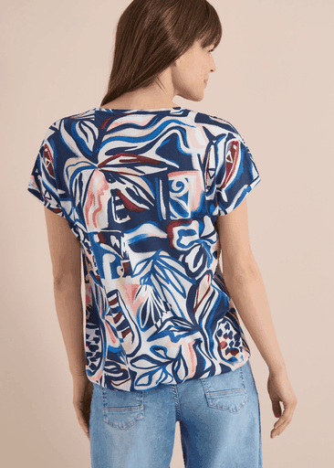 Lace Shoulder T-Shirt