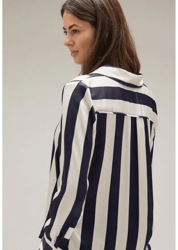 STRIPED SATIN SHIRT STRIPED SATIN SHIRT