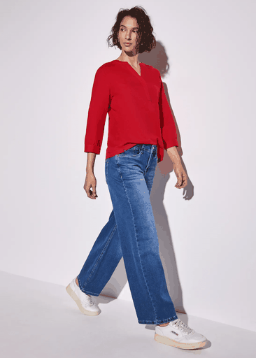 Splitneck Blouse Splitneck Blouse