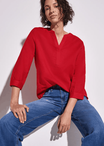 Splitneck Blouse Splitneck Blouse