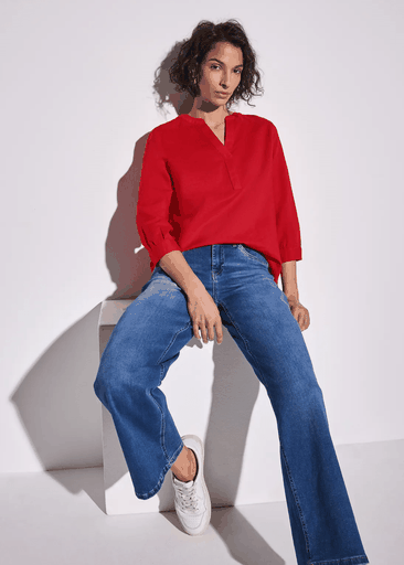 Splitneck Blouse Splitneck Blouse