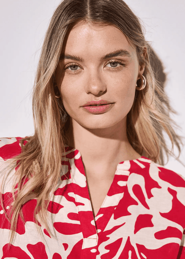 Splitneck Blouse Splitneck Blouse