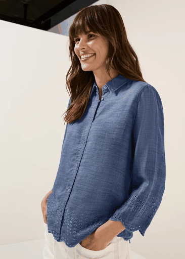 Lyocell Embroidery Blouse Lyocell Embroidery Blouse