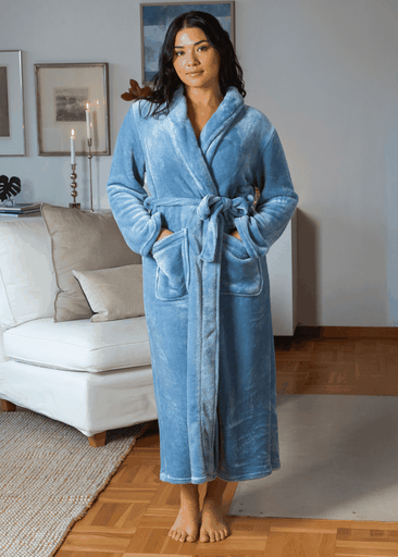 SOLID ROBE SILKFLEECE