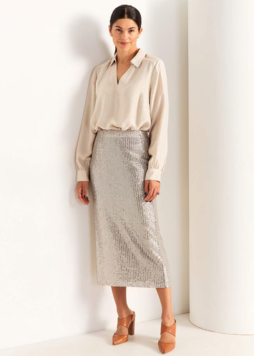 Octavia sequin skirt
