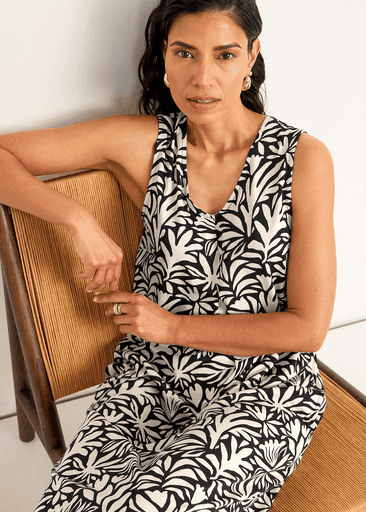 Etna pleat dress
