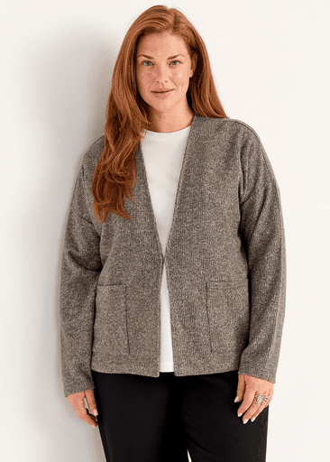 Beata short pocket cardigan