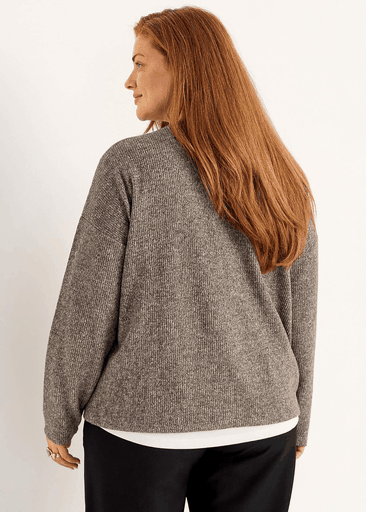 Beata short pocket cardigan