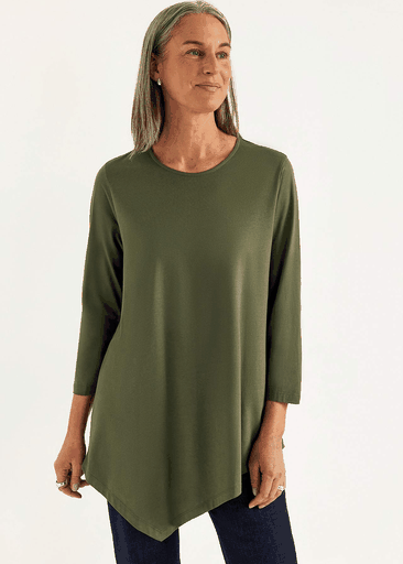 Amira uneven hem tunic