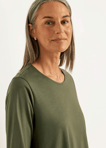 Amira uneven hem tunic