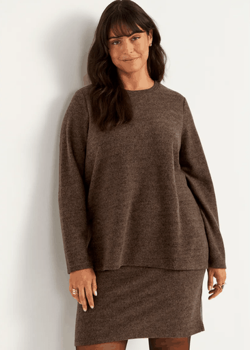 Beata slit sweater