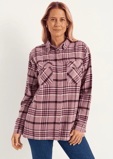 Christine cork check shirt