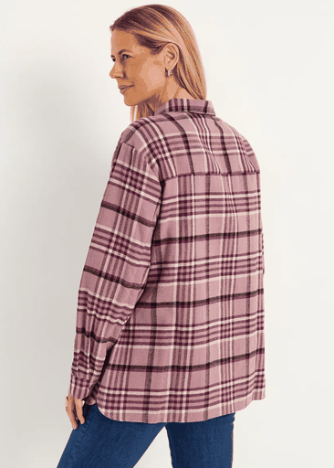 Christine cork check shirt
