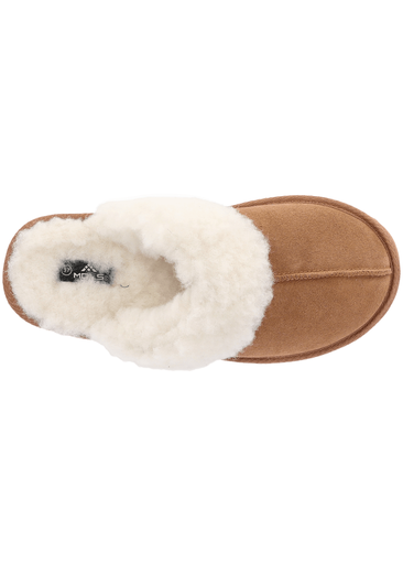 TAMARA W WARM LEATHER SLIPPER