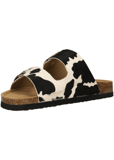 Reina W Leather Cork Sandal