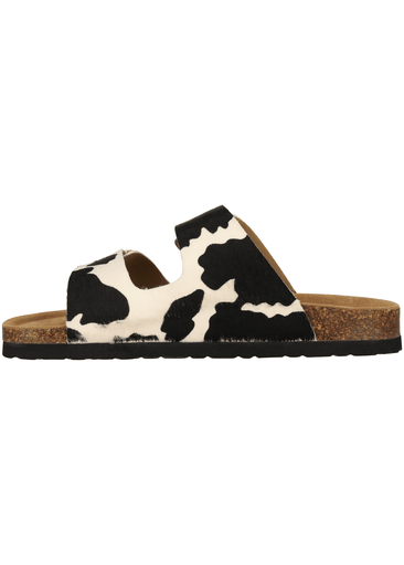 Reina W Leather Cork Sandal