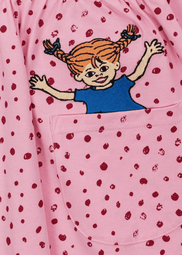 SPECKLE DRESS PINK