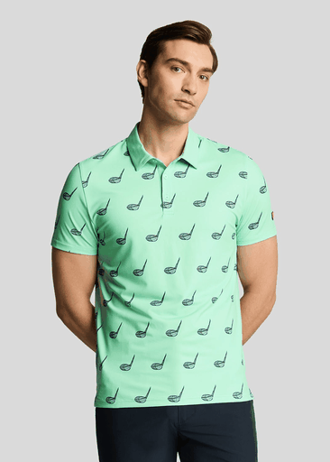 Micro Club Printed Polo Shirt