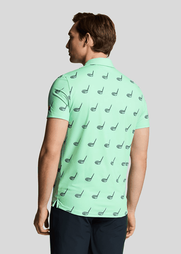 Micro Club Printed Polo Shirt