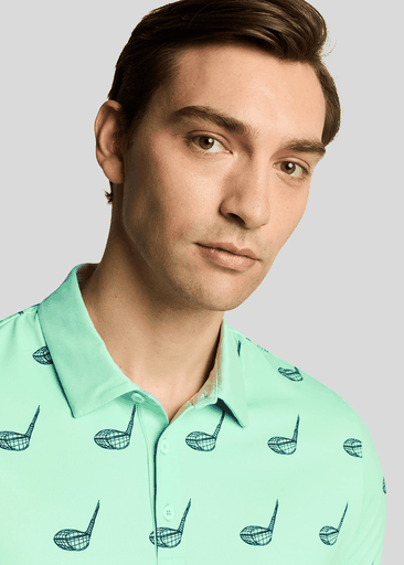 Micro Club Printed Polo Shirt