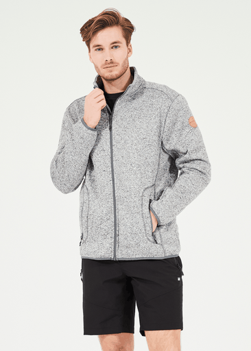 SAMPTON M MELANGE FLEECE JACKET