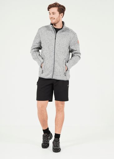 SAMPTON M MELANGE FLEECE JACKET