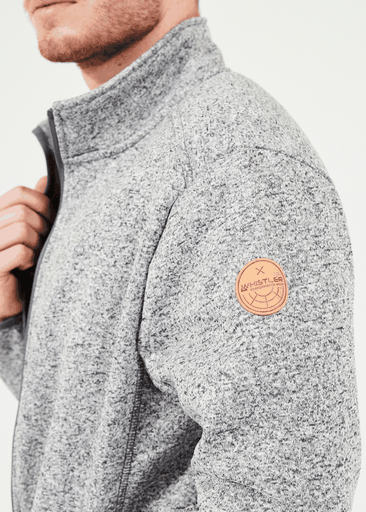 SAMPTON M MELANGE FLEECE JACKET