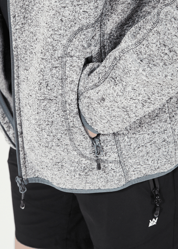 SAMPTON M MELANGE FLEECE JACKET