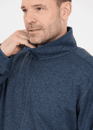 SAMPTON M MELANGE FLEECE JACKET