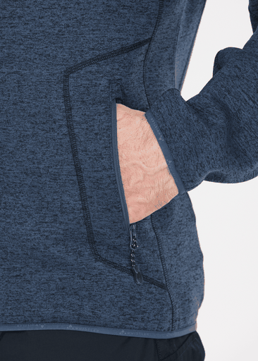 SAMPTON M MELANGE FLEECE JACKET