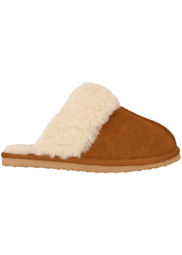 Carini W Leather Warm Slipper
