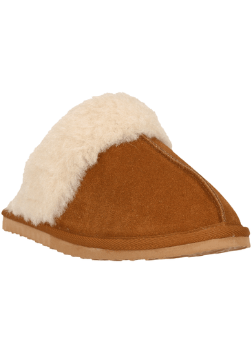 Carini W Leather Warm Slipper