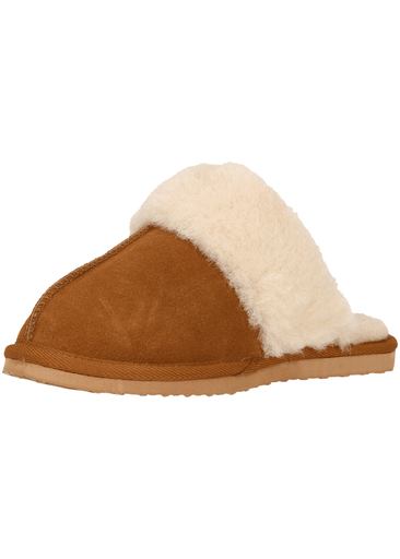 Carini W Leather Warm Slipper