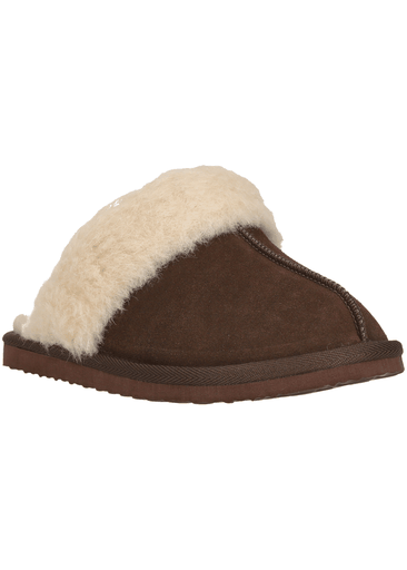 Carini W Leather Warm Slipper