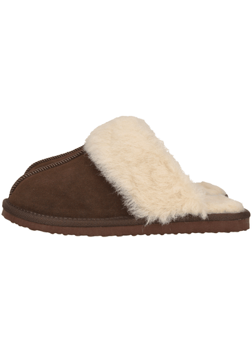 Carini W Leather Warm Slipper
