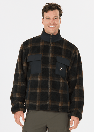 Carrillo M AOP Teddy Fleece Jacket