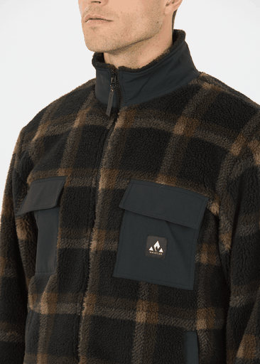 Carrillo M AOP Teddy Fleece Jacket