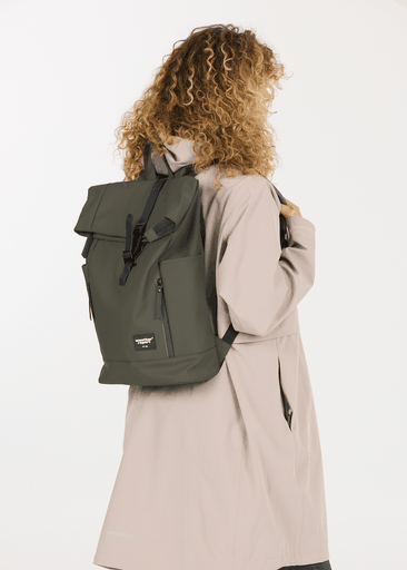 Bronze PU Backpack