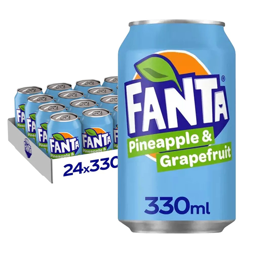Fanta Grapefruit & Pineapple 33cl x24st