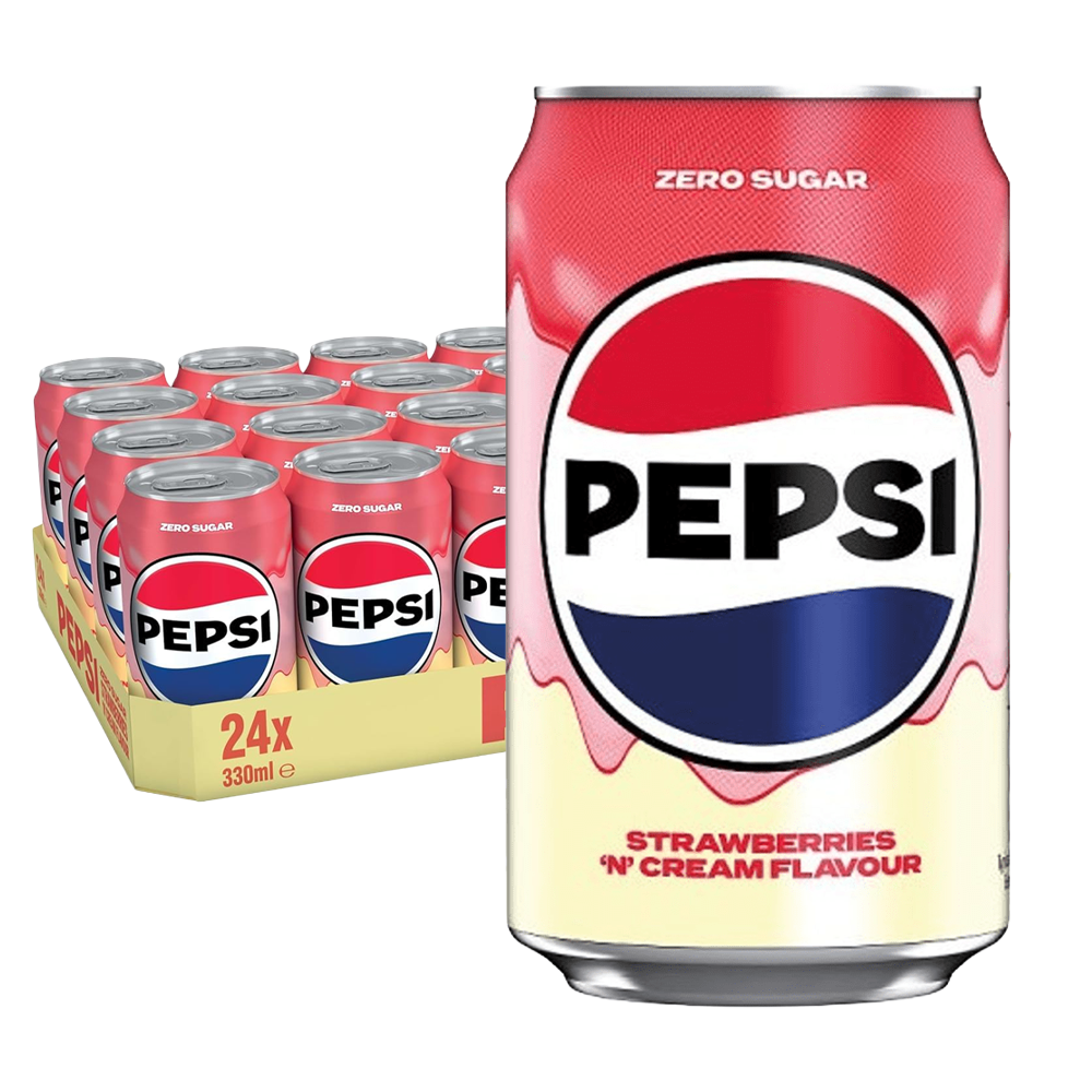 Pepsi Strawberry & Cream 33cl x 24st