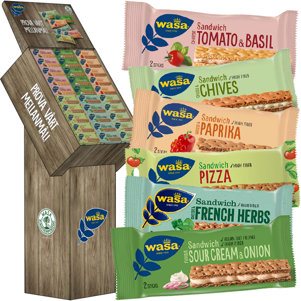 Sandwich Mixad Display 288st x 30-40g