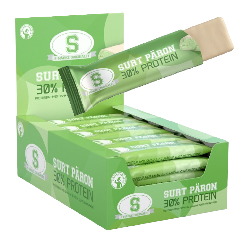 S-Märke Proteinbar Sur Päron 35g x 20st