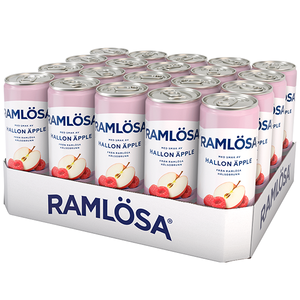 Ramlösa Hallon Äpple 33 cl x 20 st