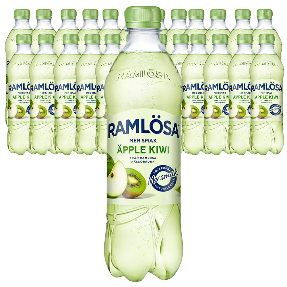 Ramlösa Mer Smak Äpple Kiwi 50cl x 24