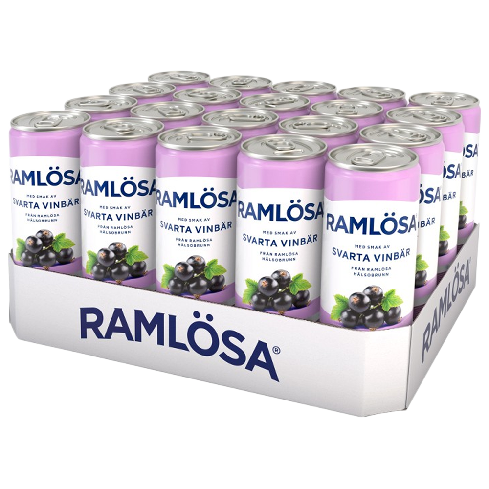 Ramlösa Svarta Vinbär 33cl x 20st