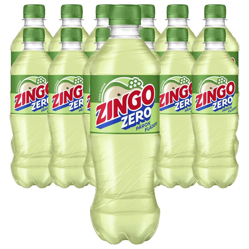 Zingo Zero Päron Fläder 50cl x 12st