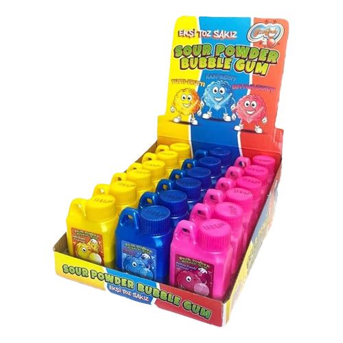 Sour Powder Bubble Gum 50g x 18st